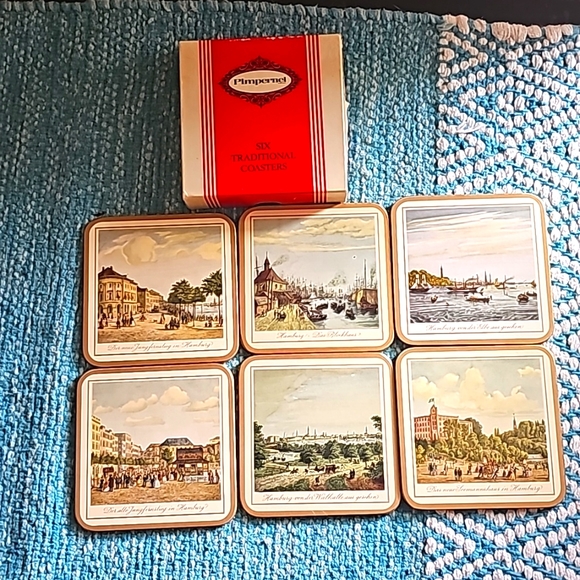 Set of 6 Pimpernel Coasters - Picture 2 of 10